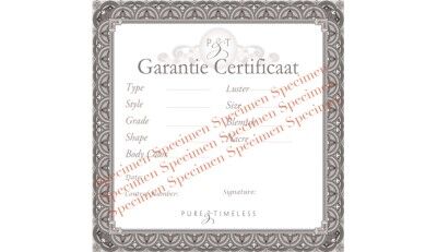 Elegante parelhanger met diamant
